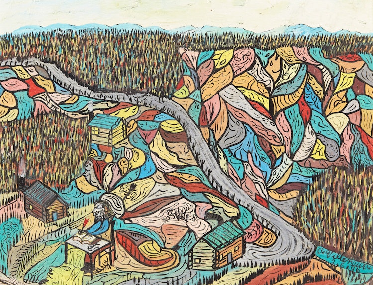 Artwork by Arthur Villeneuve, Le poète