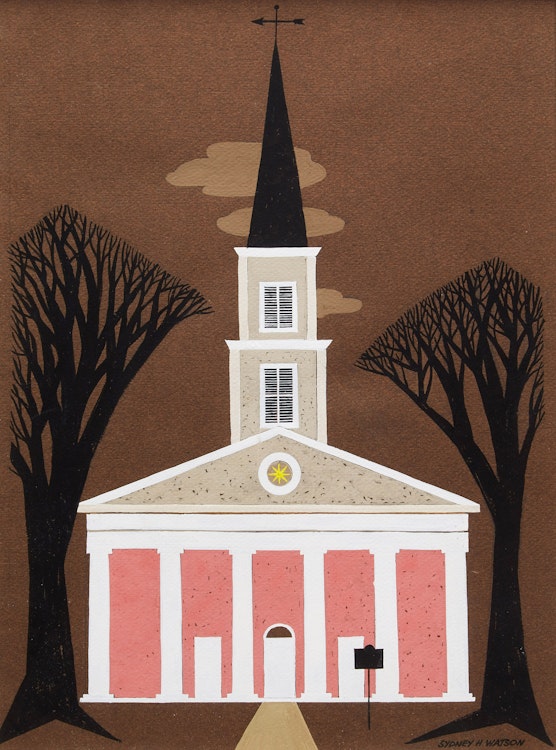 Artwork by Sydney Hollinger Watson, Presbyterian Church, Niagara on the Lake
