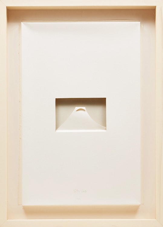 Artwork by Robert Sinclair, Mountain View (Homage to Hokusai)
