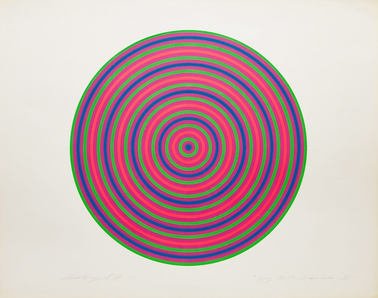 Artwork by Claude Tousignant, Gong S-1