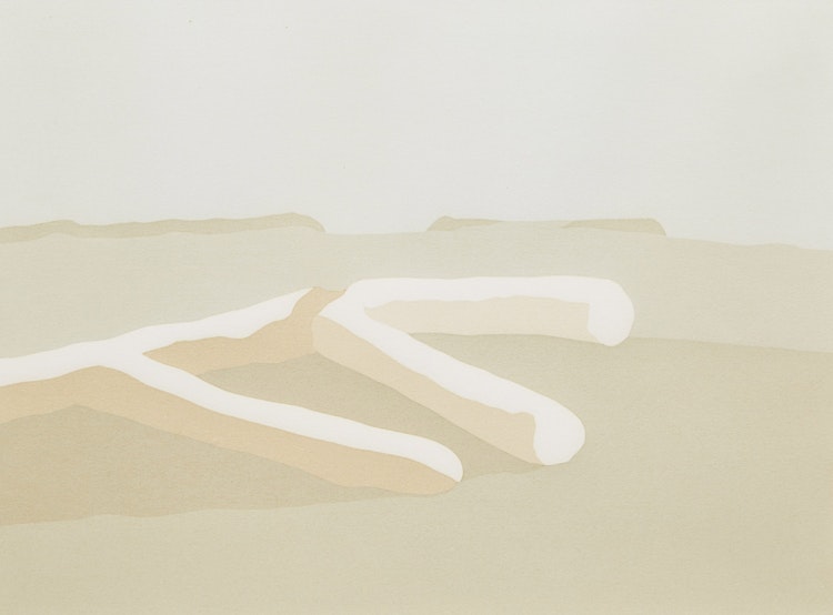 Artwork by Toni Onley, China Beach