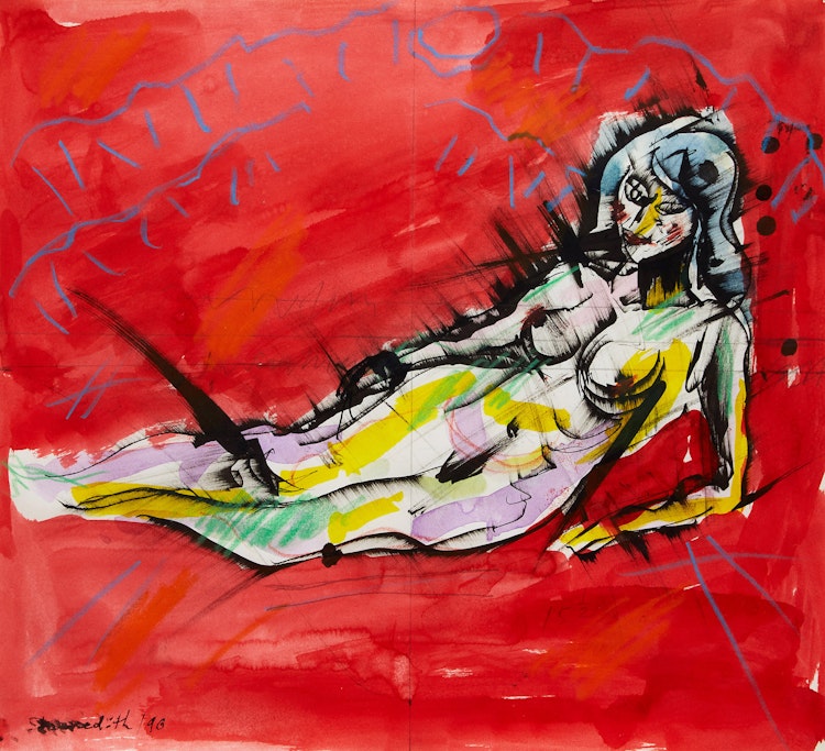 Artwork by John Meredith, Figural Study
