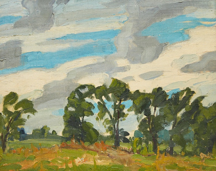 Artwork by George Henry Griffin, Summer Meadow