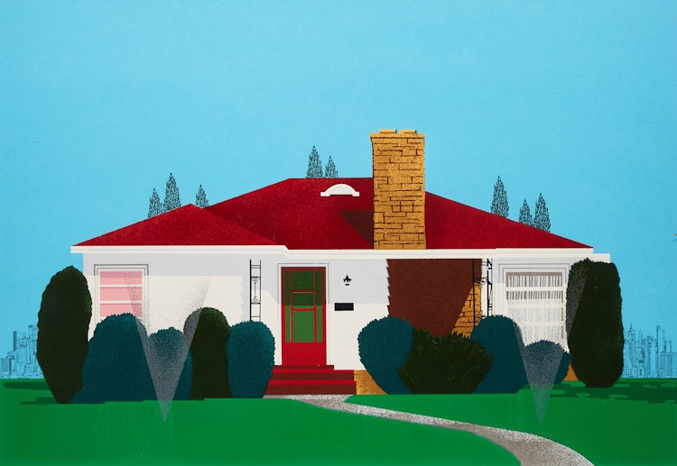 Artwork by David Thauberger, Bungalow