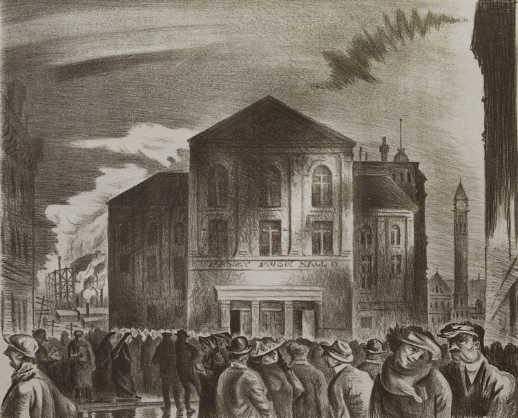 Artwork by Frederick Hagan, Massey Hall