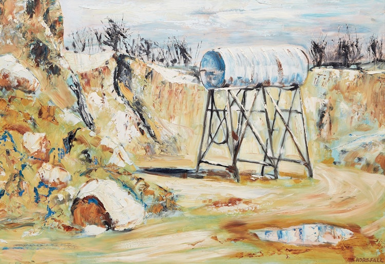 Artwork by Arthur Horsfall, Quarry Landscape