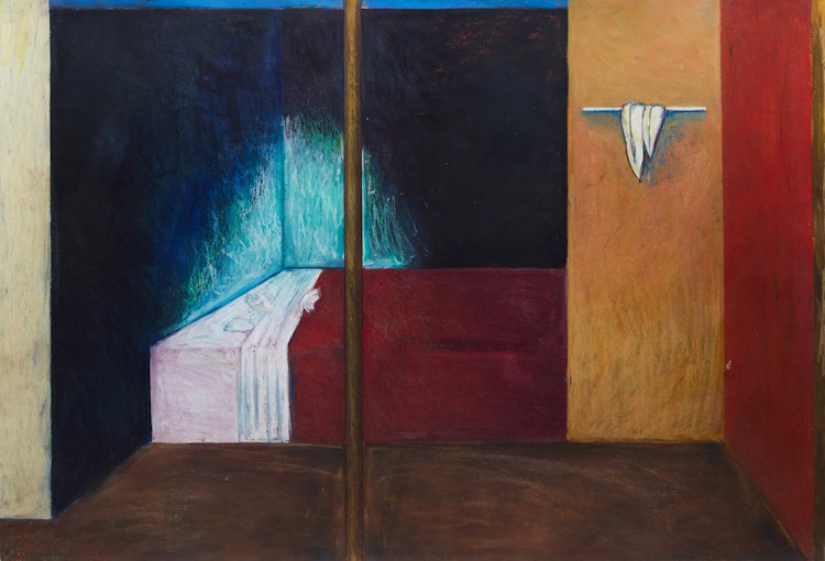 Artwork by Renée Van Halm, Drawing Upon Awakening She Becomes Aware