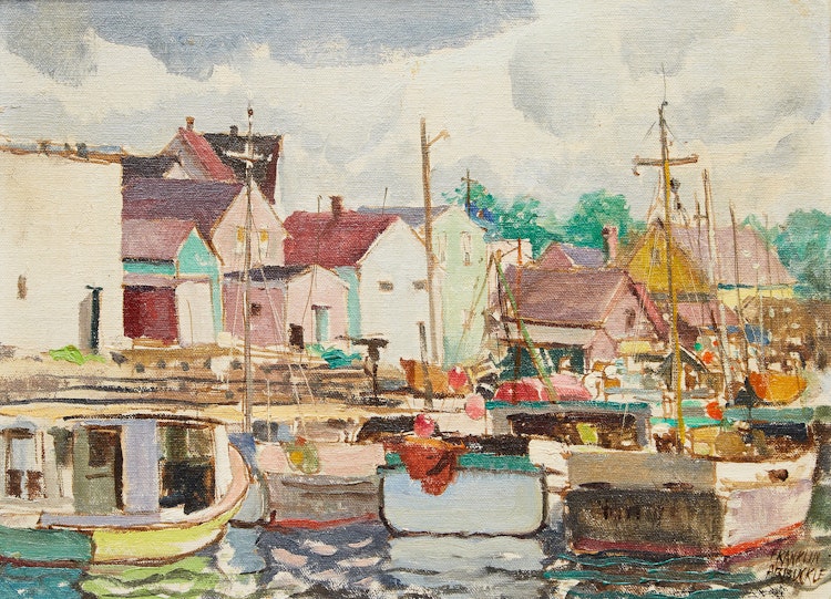 Artwork by George Franklin Arbuckle, Chéticamp, Cape Breton