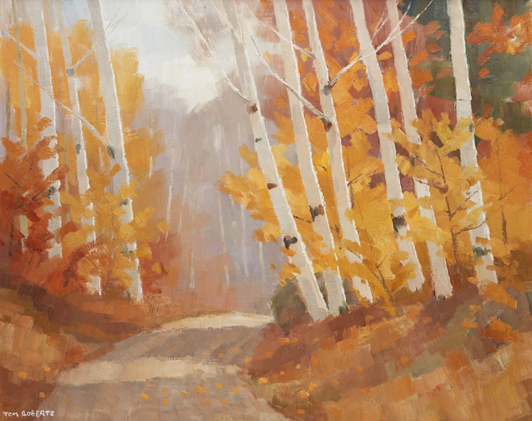 Artwork by Thomas Keith Roberts, Autumn Road
