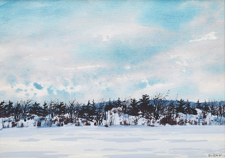 Artwork by Bruno Joseph Bobak, Untitled (Winter)