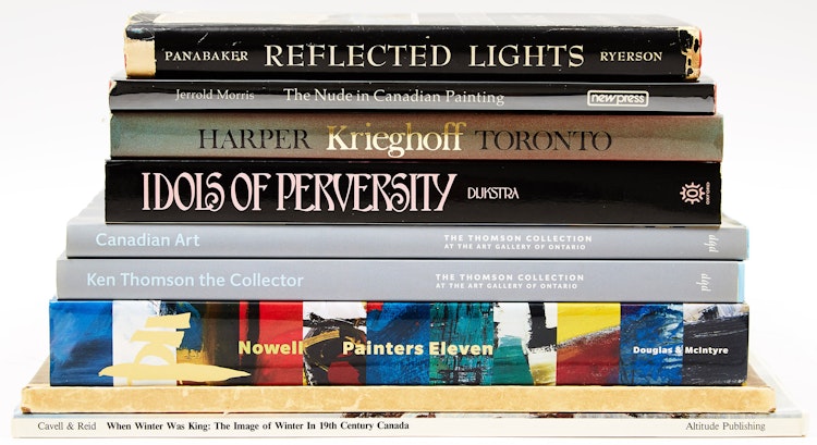 Artwork by  Books and Reference,  Nine Canadian Art Reference Books