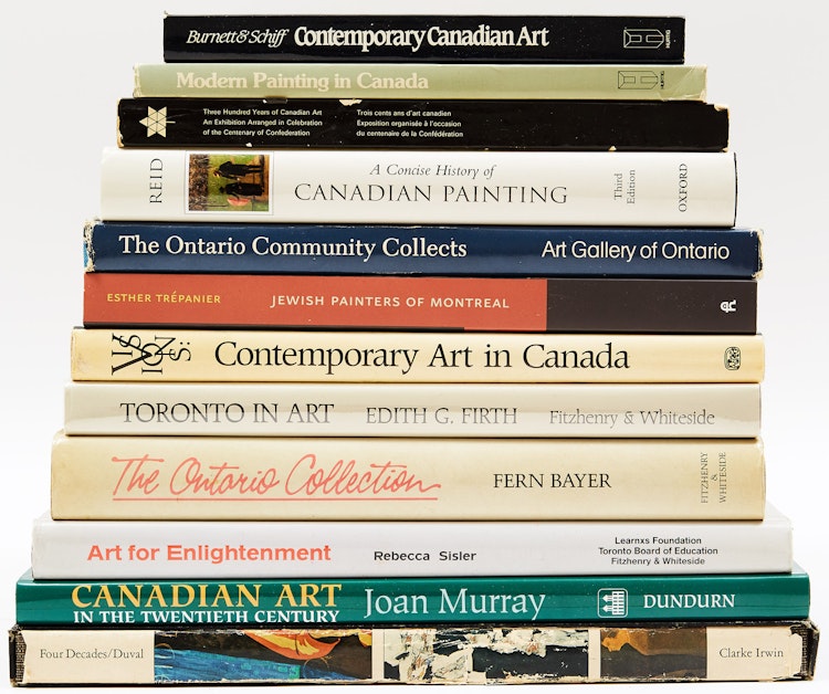Artwork by Books and Reference, A Selection of Twelve Canadian Art Reference Books