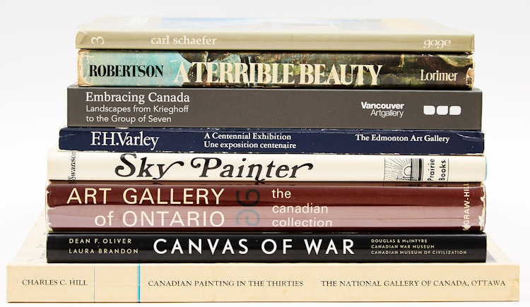 Artwork by  Books and Reference,  A Selection of Eight Canadian Art History Books