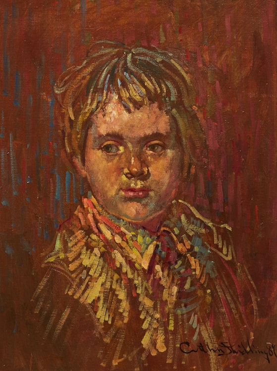 Artwork by Cathy Shilling, Portrait of a Child