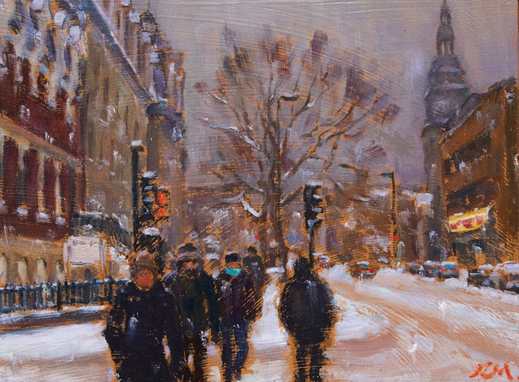 Artwork by Richard Montpetit, Rue Mt-Royal, à quelques pas du métro