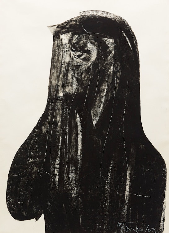 Artwork by Harold Barling Town, President’s Lady (Jacqueline Kennedy)