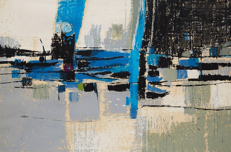 Artwork by Gordon Appelbe Smith, Bluescape