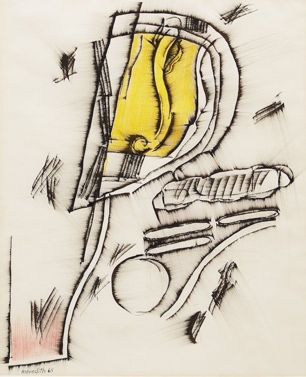 Artwork by John Meredith, Untitled Abstraction