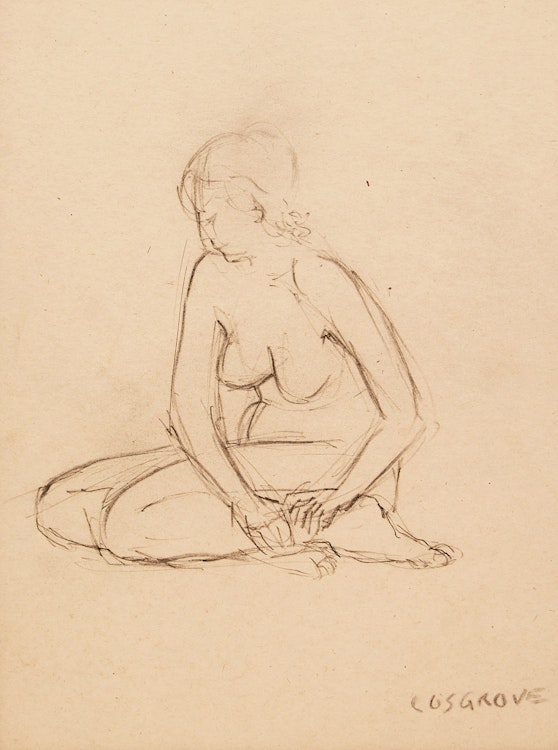 Artwork by Stanley Morel Cosgrove, Seated Nude Study; Standing Nude Study