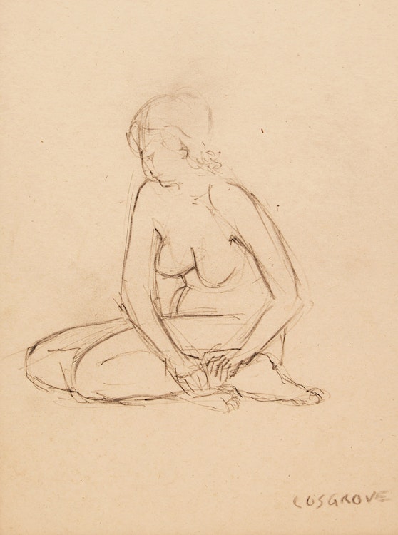 Artwork by Stanley Morel Cosgrove,  Seated Nude Study; Standing Nude Study