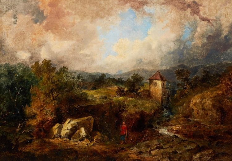 Artwork by Frederick Waters Watts,  In The Heart of the Hills