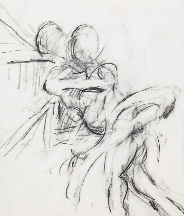 Artwork by John Graham Coughtry, Study/Duo, 1983