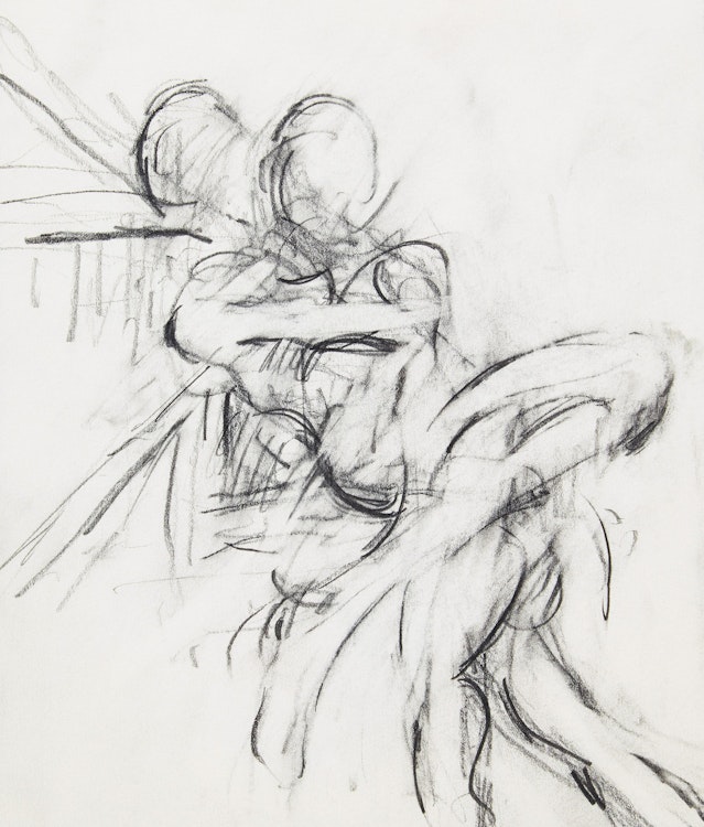 Artwork by John Graham Coughtry,  Study/Duo, 1983