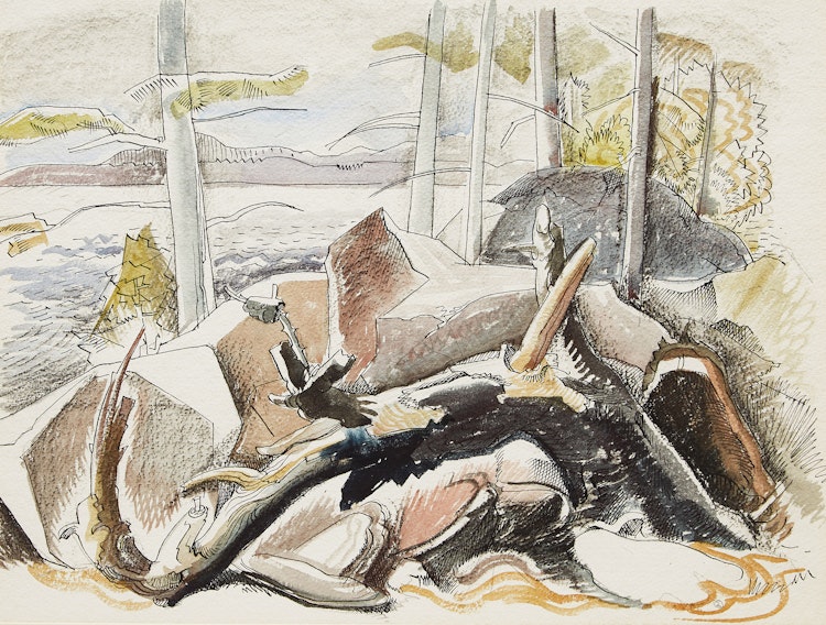 Artwork by Henry George Glyde, North Pender Island
