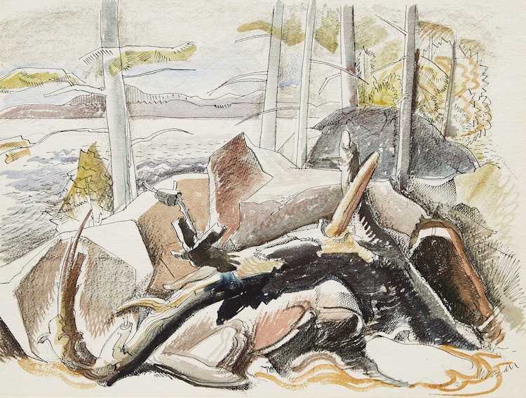 Artwork by Henry George Glyde,  North Pender Island