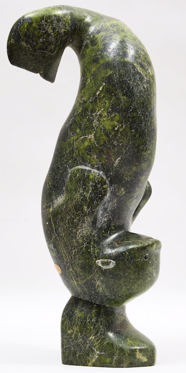 Artwork by Unidentified Inuit Artist, Diving Narwhal