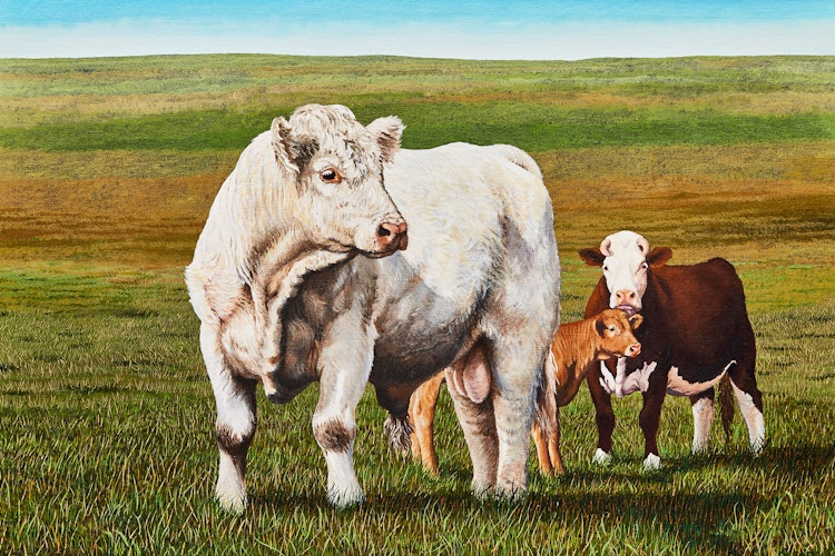 Artwork by Joe Fafard, On the Move
