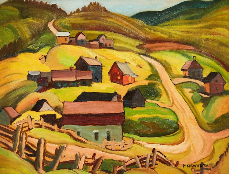 Artwork by Peter Haworth, Near Tadoussac, Quebec