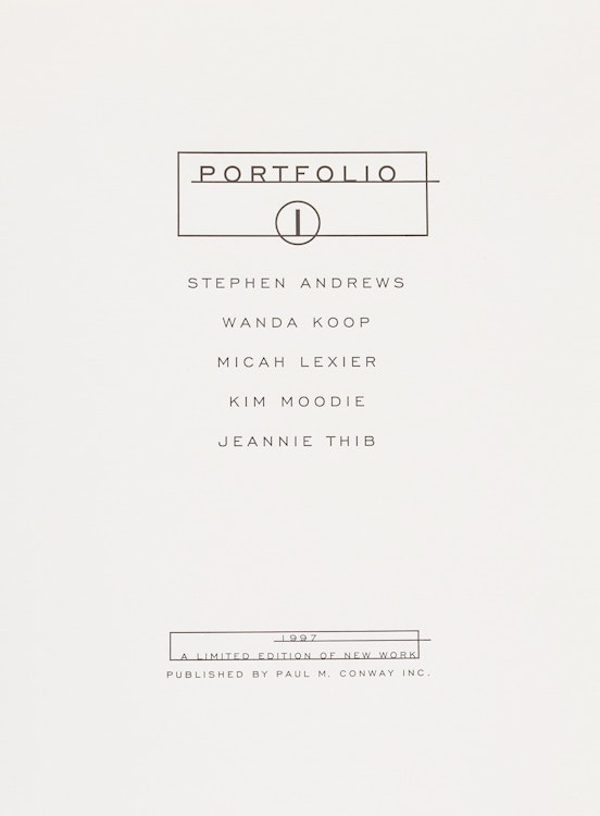 Artwork by Various Artists, Paul M. Conway Inc. Portfolio I