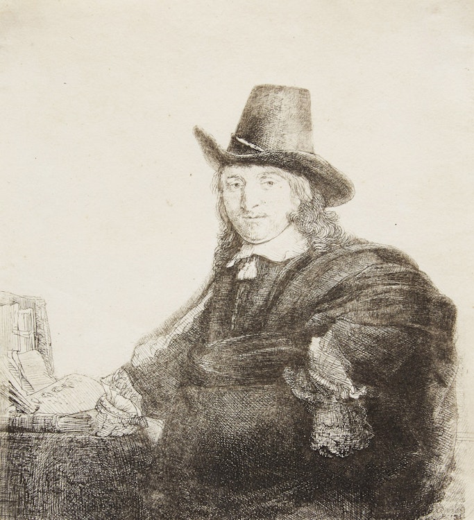 Artwork by Rembrandt Harmenszoon Van Rijn,  Jan Asselijn, Painter (Bartsch 277)