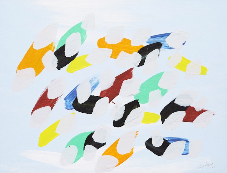 Artwork by Christian Marcel Barbeau, Reflets de Charlevoix, Saint Agnes