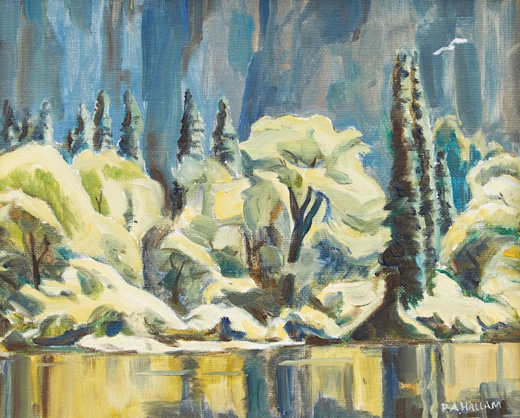 Artwork by Paul A. Hallam, Agawa Canyon Summer
