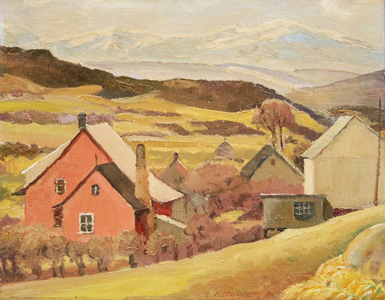 Artwork by Frederick Bourchier Taylor, Near Baie St. Paul, Quebec