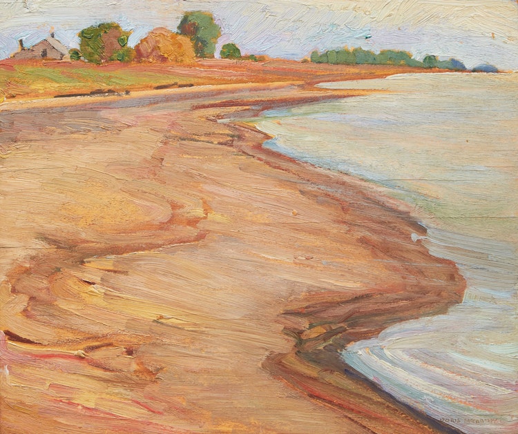 Artwork by Doris Jean McCarthy, Shore at Lake Erie, Near Point Pelee