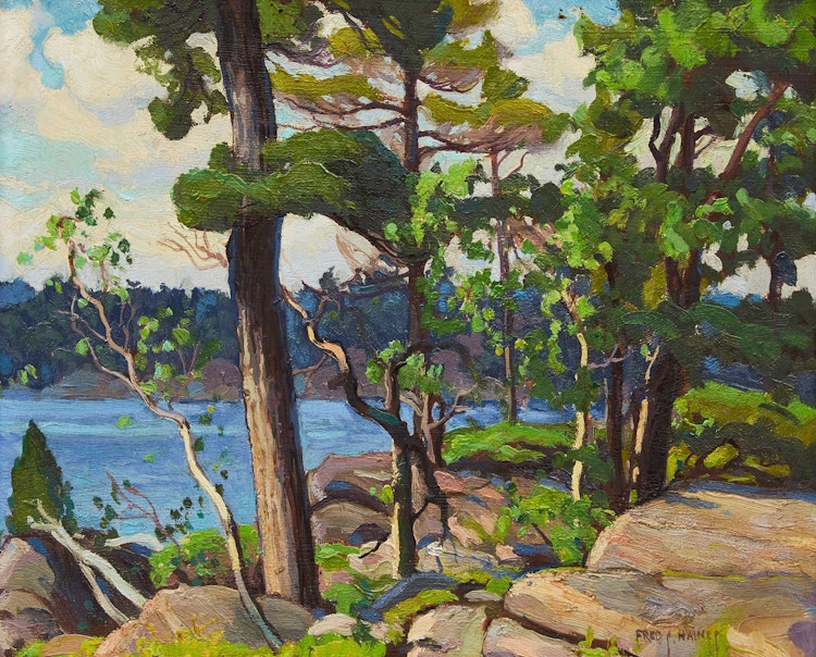 Artwork by Frederick Stanley Haines,  French River