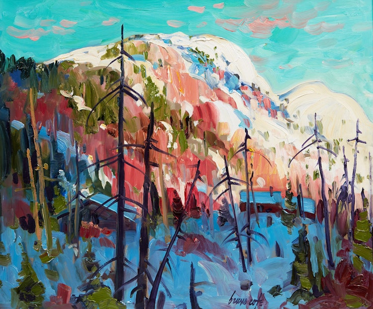 Artwork by Bruno Côté, Camp - Les grands jardins