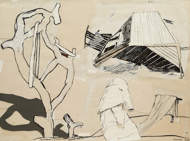 Artwork by Medrie MacPhee, Untitled Drawing, Aftermath #8