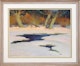 Thumbnail of Artwork by John William Beatty, Winter Stream with Trees