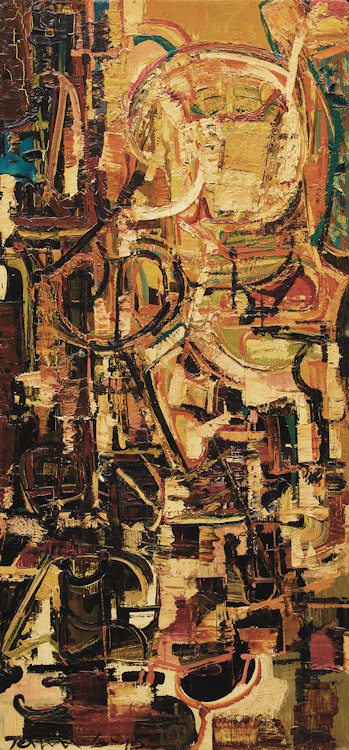 Artwork by Harold Barling Town, Night Sign #2