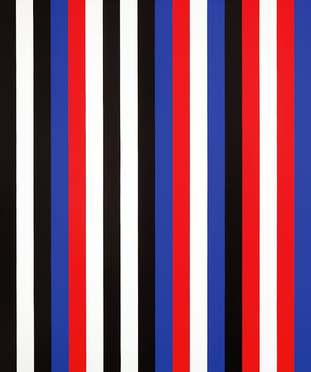 Artwork by Guido Molinari, Série noir/blanc