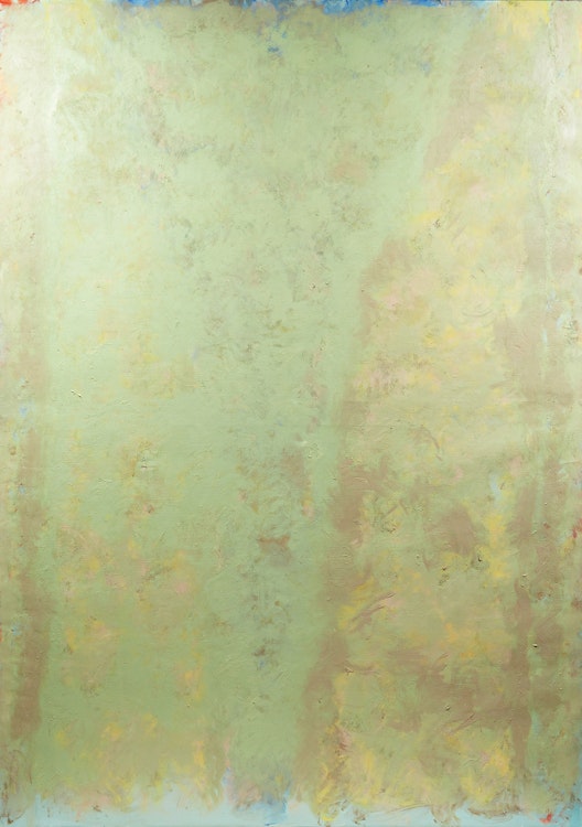 Artwork by Jean Albert McEwen, Auto-portrait ocre et rouge #6