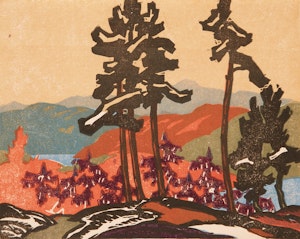 Artwork by Franklin Carmichael, Landscape