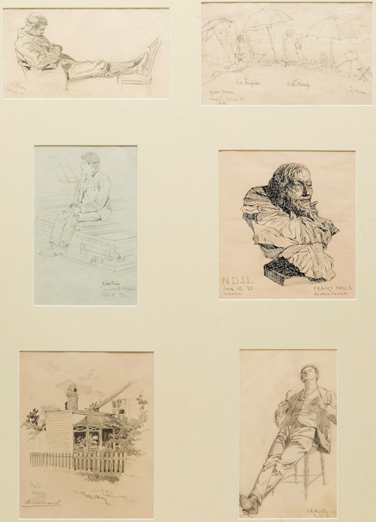 Artwork by Various Artists, Collection of Drawings by Members of The Toronto Art League and The Toronto Art League Catalogues