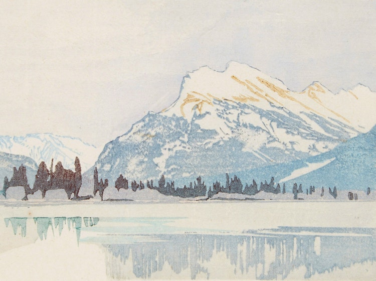 Artwork by Walter Joseph Phillips,  Rundle, Winter