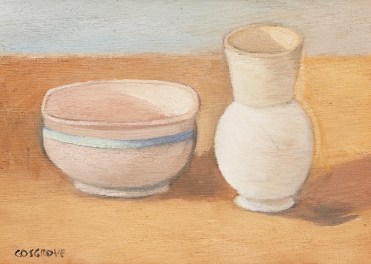 Artwork by Stanley Morel Cosgrove,  Still Life with Jug and Bowl