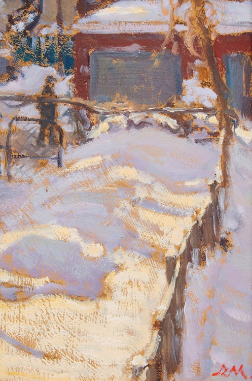 Artwork by Richard Montpetit, Derrière la maison